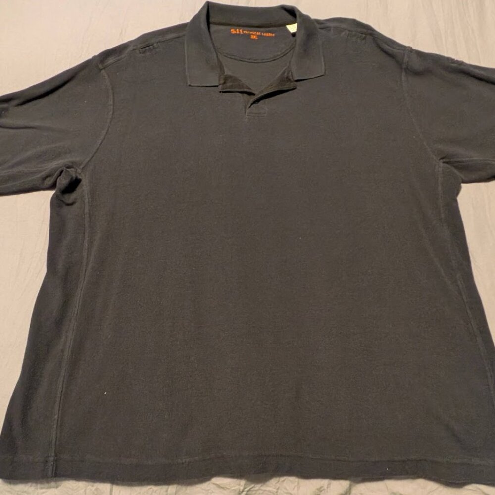 5.11 Tactical Series Short Sleeve Polo Shirt Men's 2XL Black